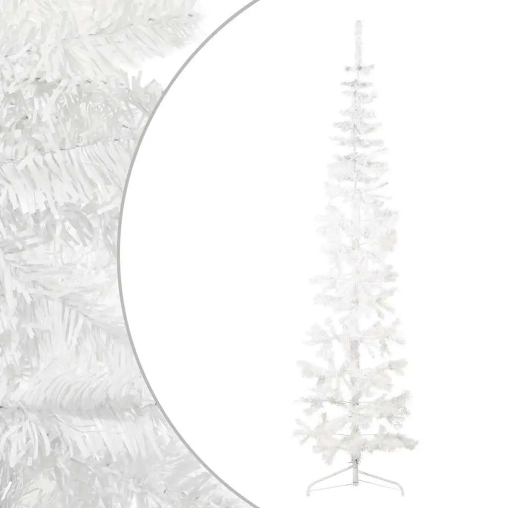 Artificial Half Christmas Tree PVC 240cm White