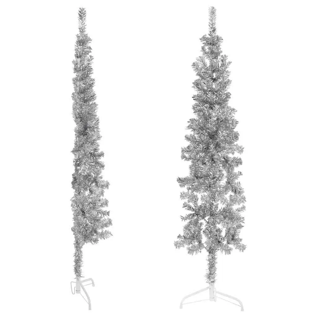 Slim Artificial Half Christmas Tree 120cm
