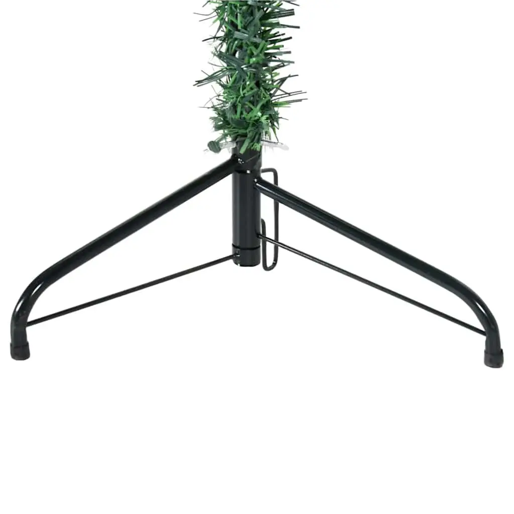 Green Half Christmas Tree with Stand 210cm