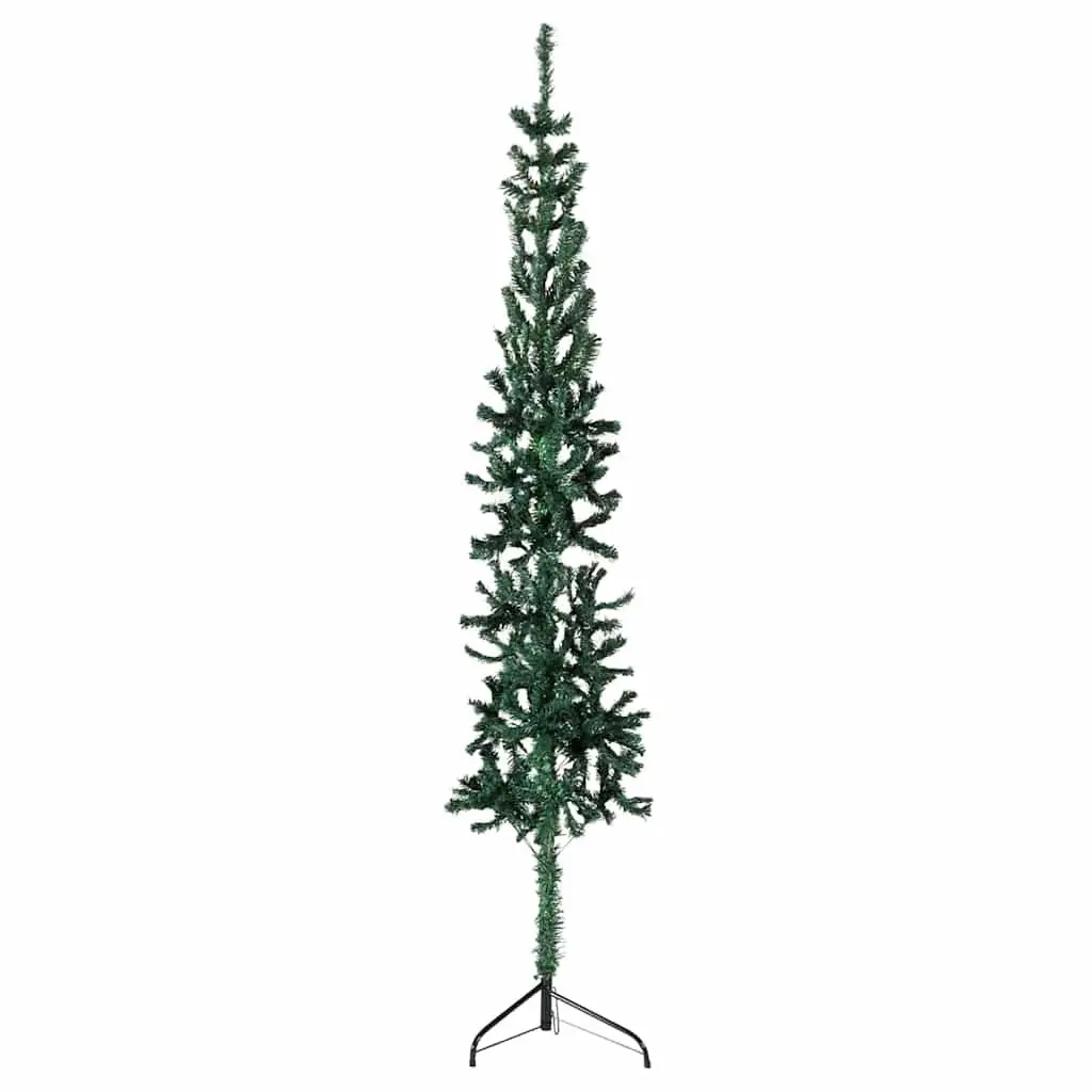 Slim Artificial Half Christmas Tree 240cm
