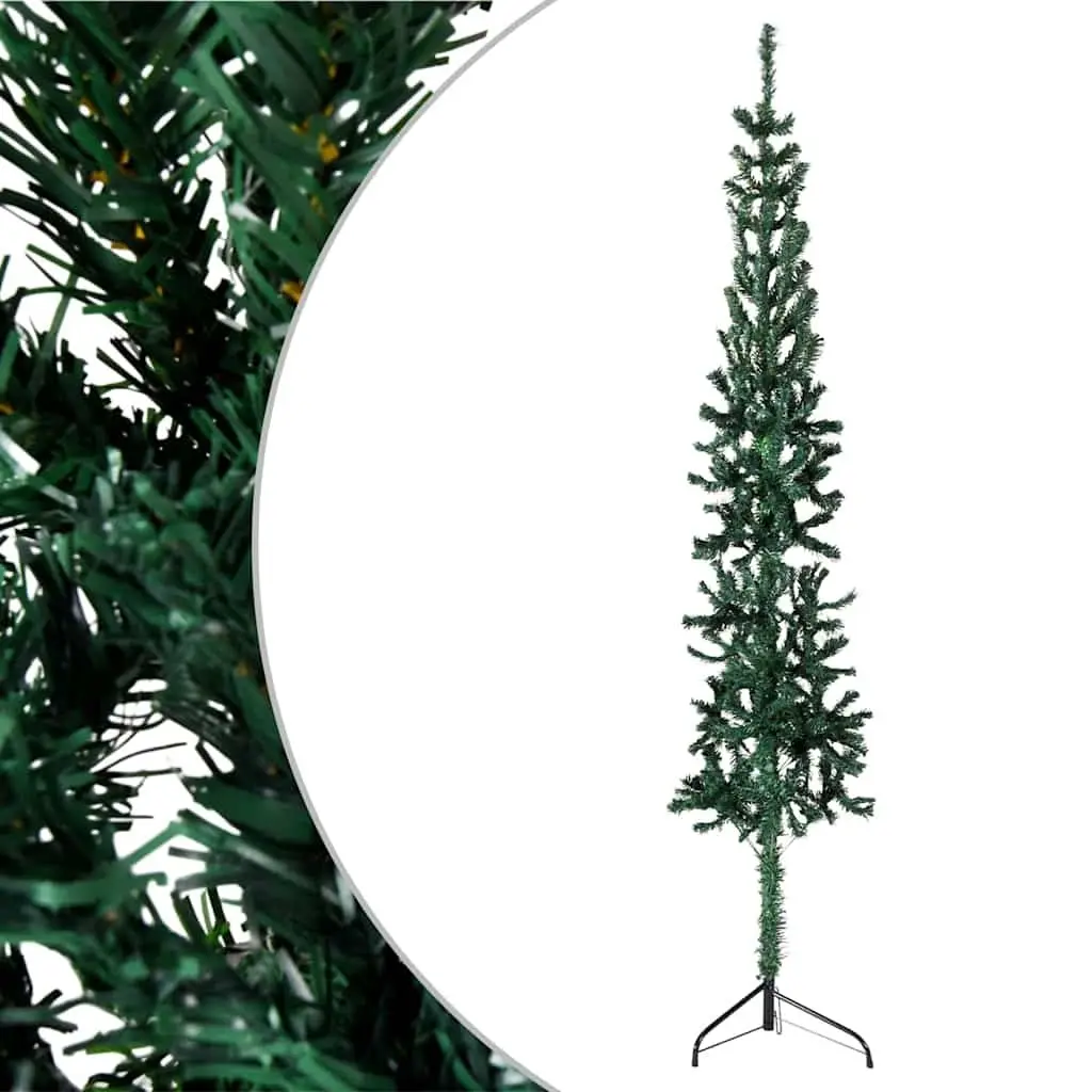 Slim Artificial Half Christmas Tree 240cm