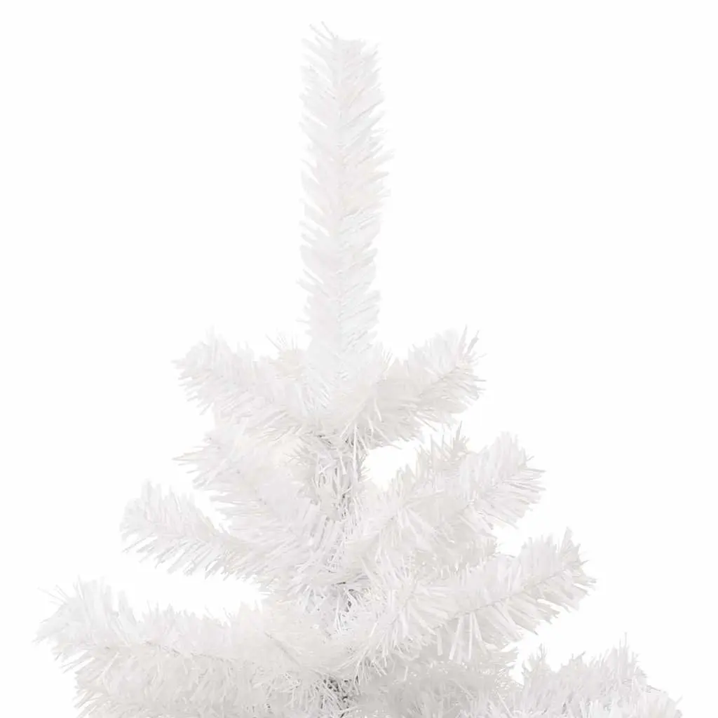 150cm White Pre-lit Swirl Christmas Tree with LED Lights