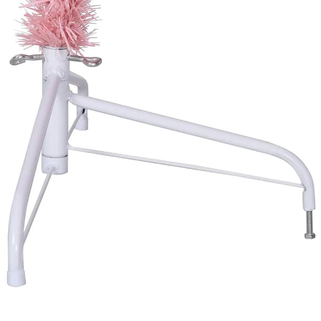 Half Christmas Tree PVC 180cm Pink