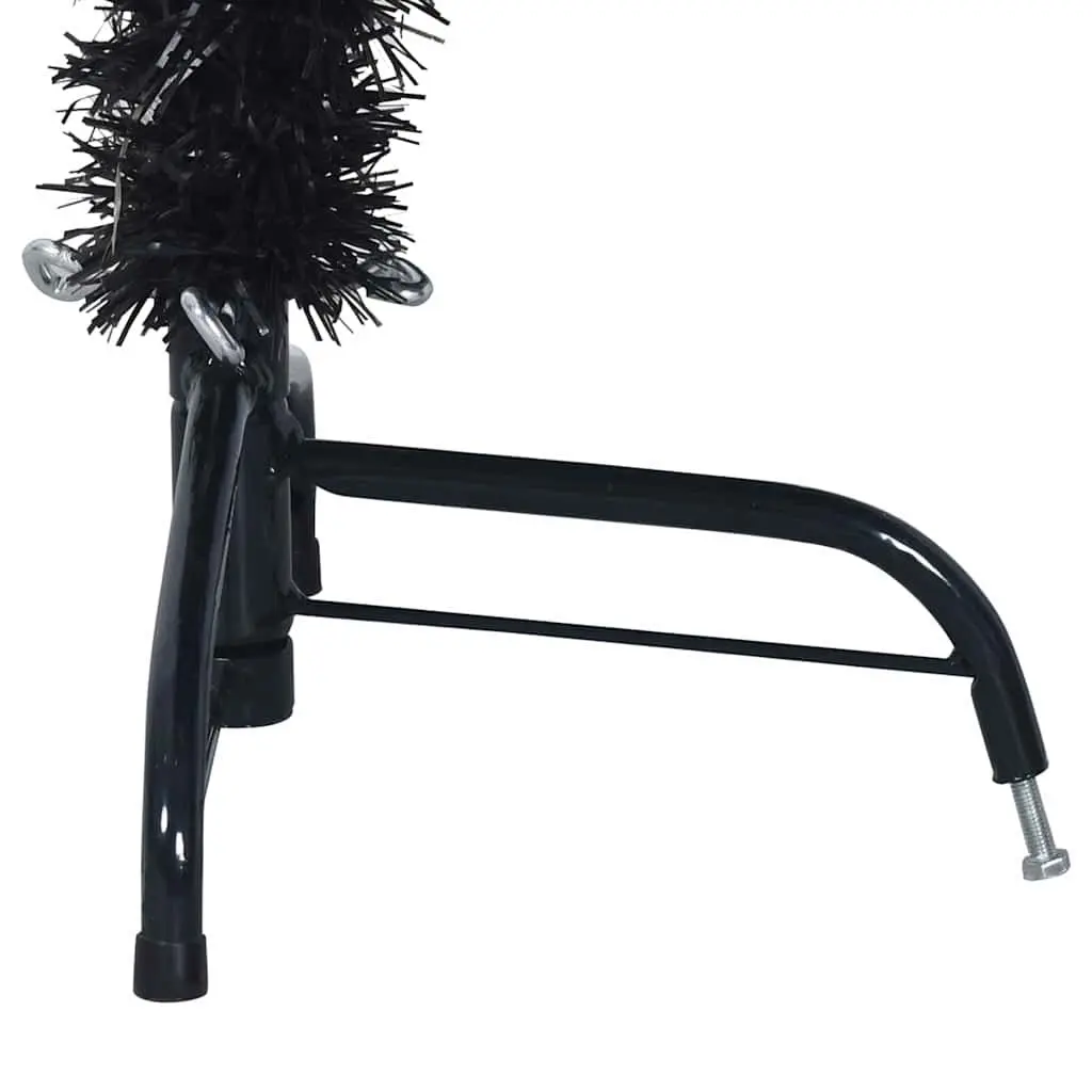 Half Christmas Tree PVC 150cm Black
