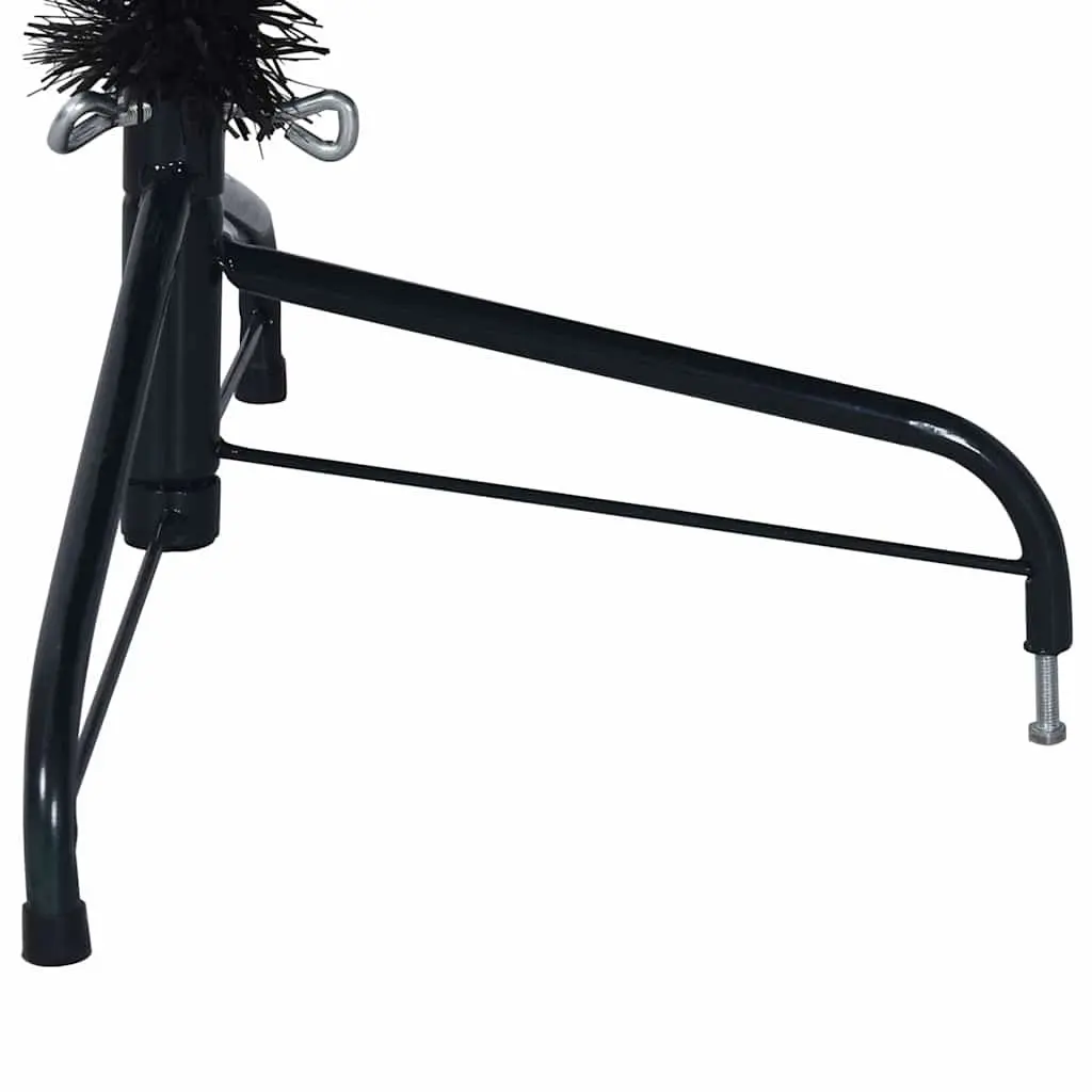 Artificial Half Christmas Tree PVC 180cm Black
