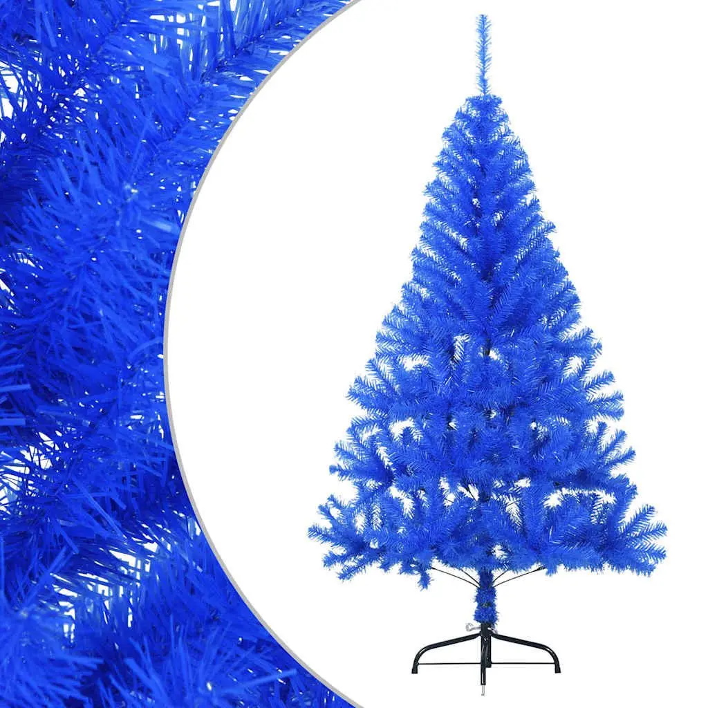 Artificial Half Christmas Tree in Blue 150cm