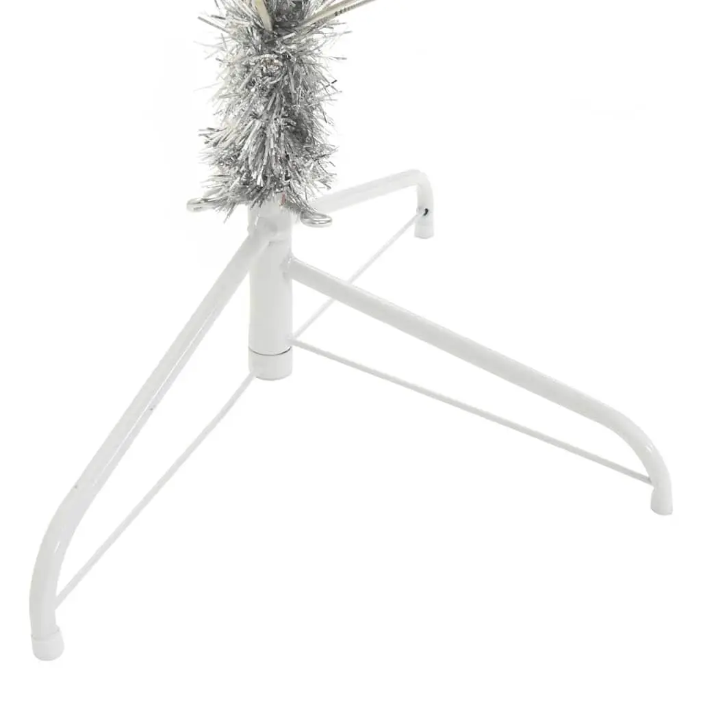 Half Christmas Tree Artificial 210cm Silver Bushy