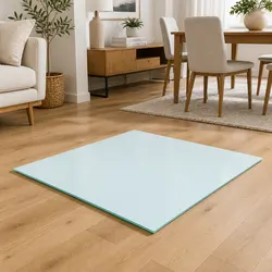 Durable 50x50 cm Tempered Glass Table Top for Dining