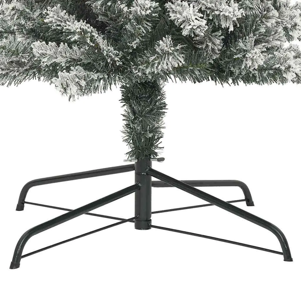 Christmas Tree Arch PVC 240cm White Flocked Snow Seasonal Decoration