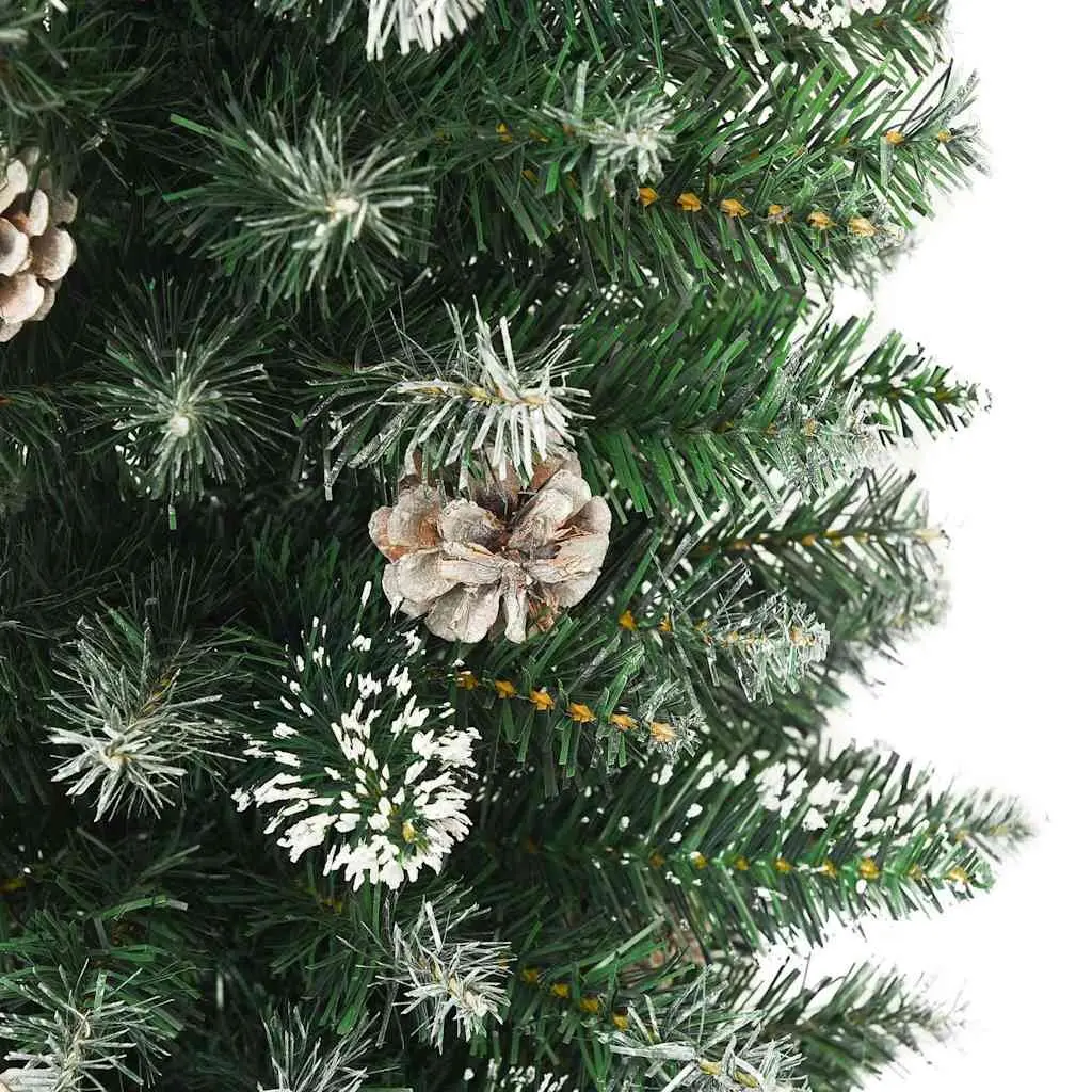 Slim Christmas Tree 180cm Green PVC with Stand