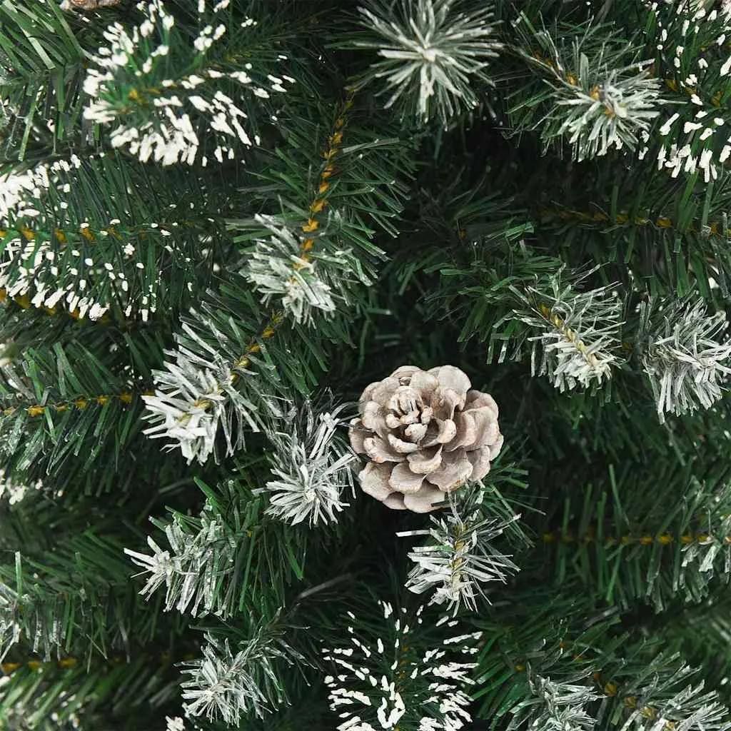 Slim Christmas Tree 180cm Green PVC with Stand