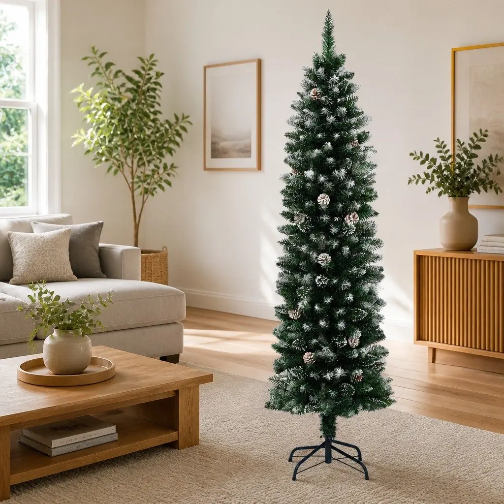 Slim Christmas Tree 210cm with PVC Tips