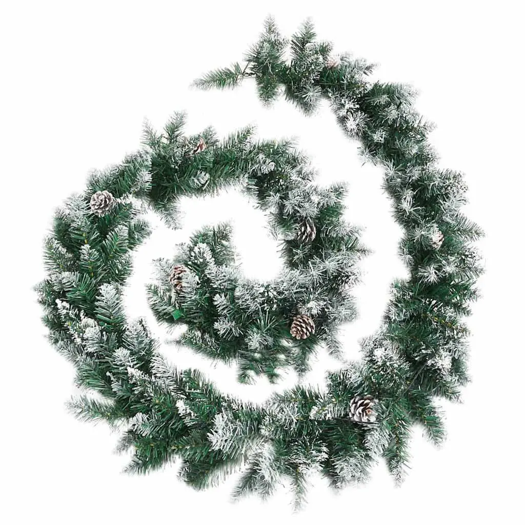 Christmas Garland LED Lights 2.7m Pine Cone Decoration
