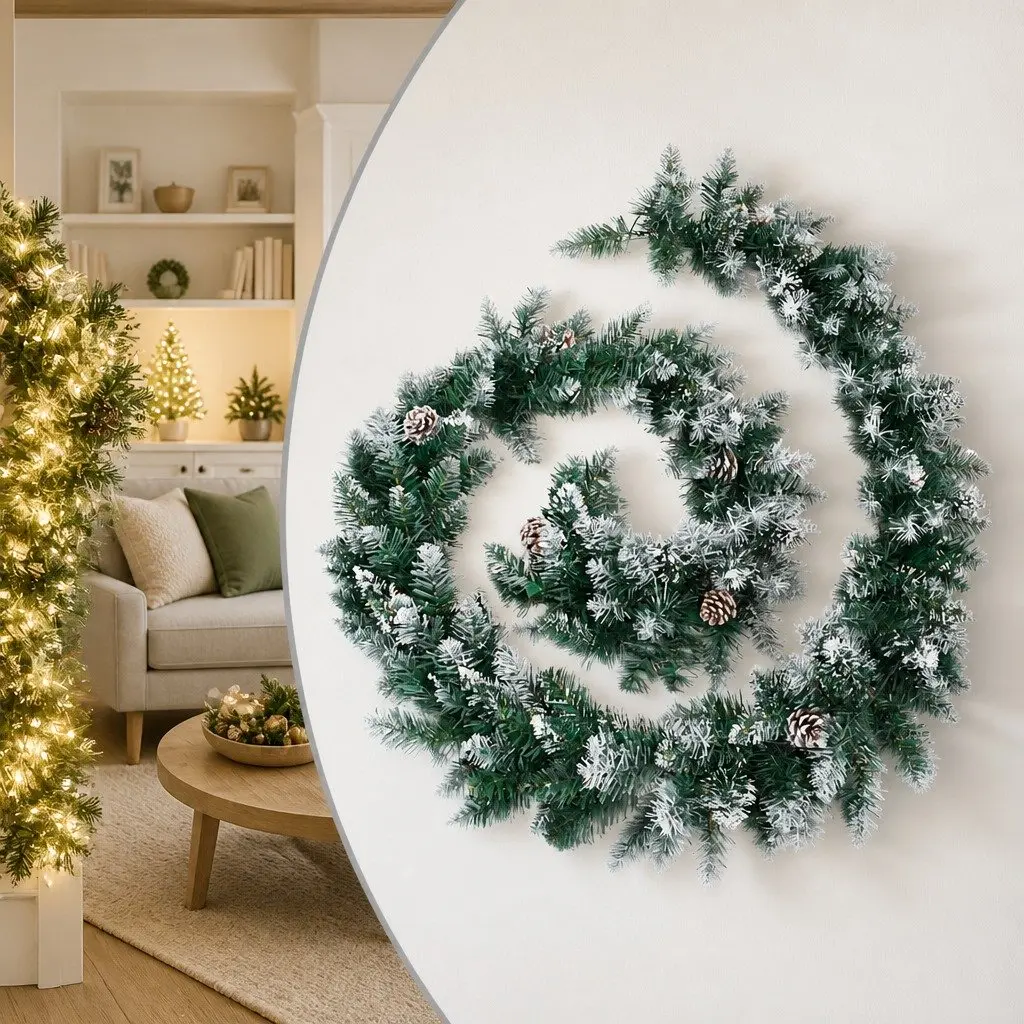 Christmas Garland LED Lights 5.2m Decoration