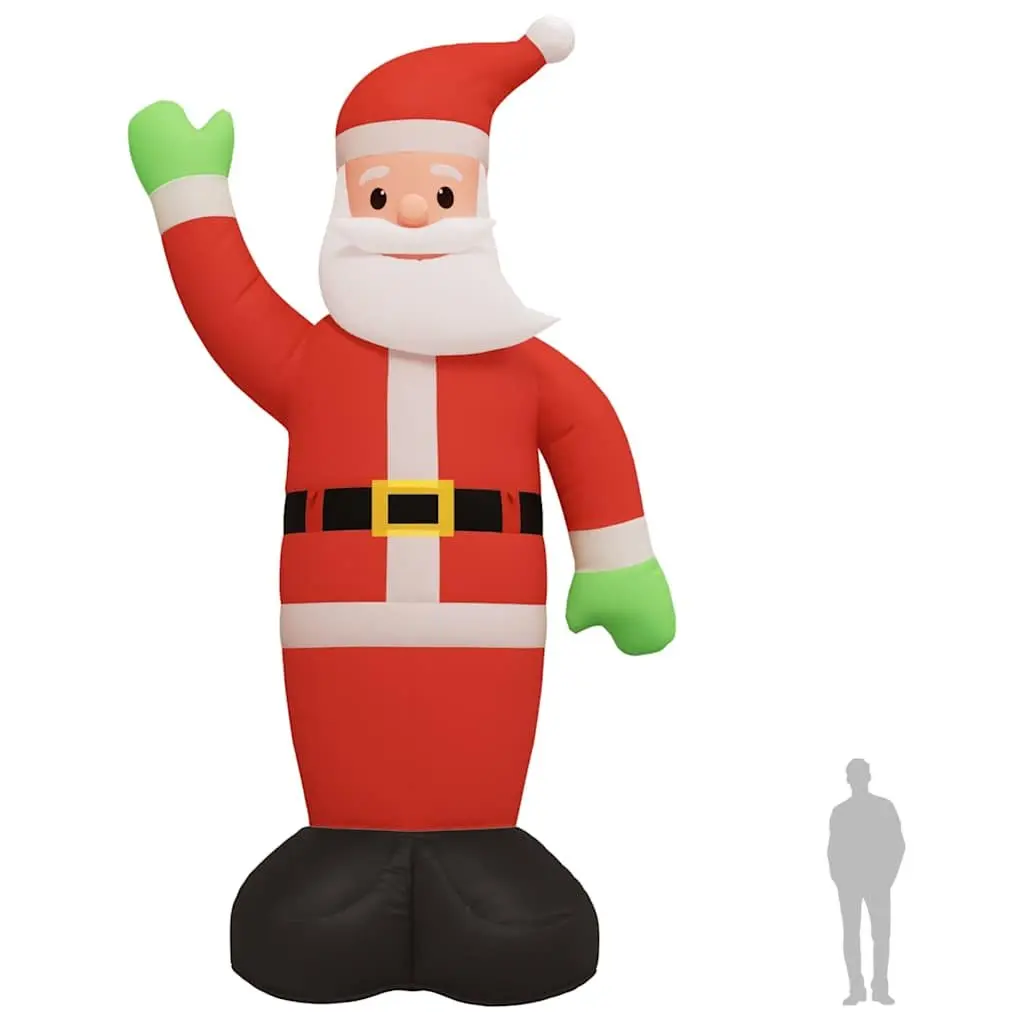 Inflatable Santa Claus Decoration Oxford Fabric 820cm with LED Lights