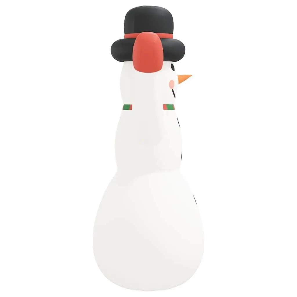 Inflatable Snowman Decoration Oxford Fabric 370cm with LED Lights