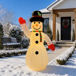 Large Inflatable Snowman with LED Lights 1000 cm