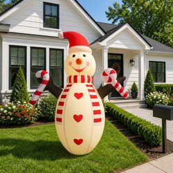 Outdoor Christmas Inflatable Snowman 630cm with LED Lights