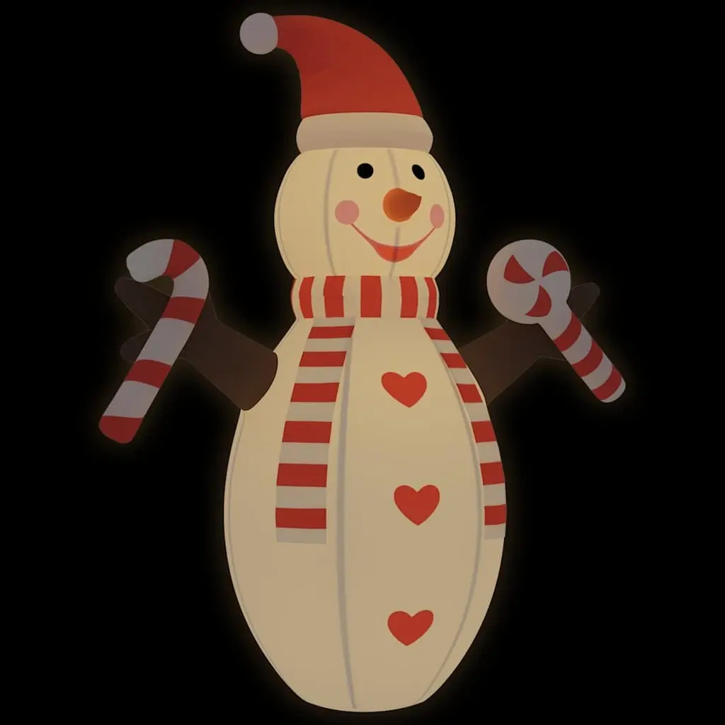 Inflatable Snowman Oxford Fabric 630cm Outdoor Garden Decoration with LED Lights