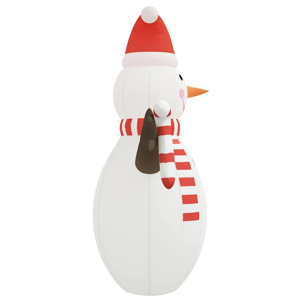 Inflatable Snowman Oxford Fabric 630cm Outdoor Garden Decoration with LED Lights