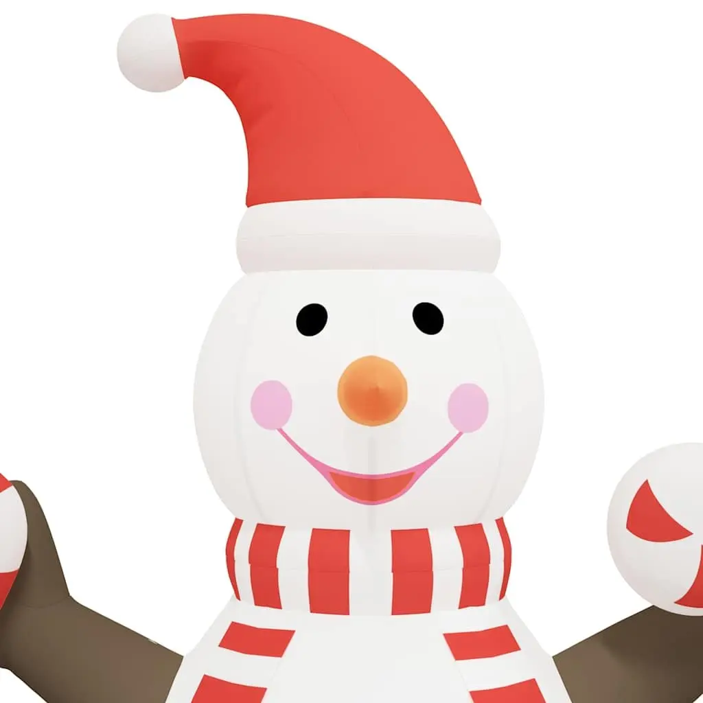 Inflatable Snowman Oxford Fabric 630cm Outdoor Garden Decoration with LED Lights