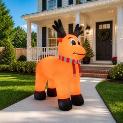 Outdoor Yard Decoration: Christmas Inflatable Reindeer 400cm