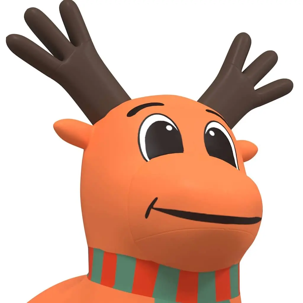 Inflatable Reindeer Oxford Fabric 500cm with LED Lights