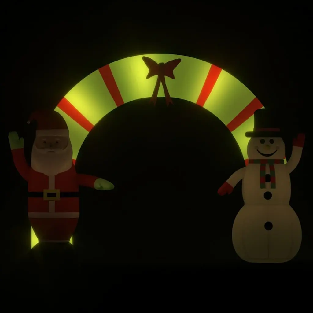 Christmas Inflatable Arch Gate with LED Lights