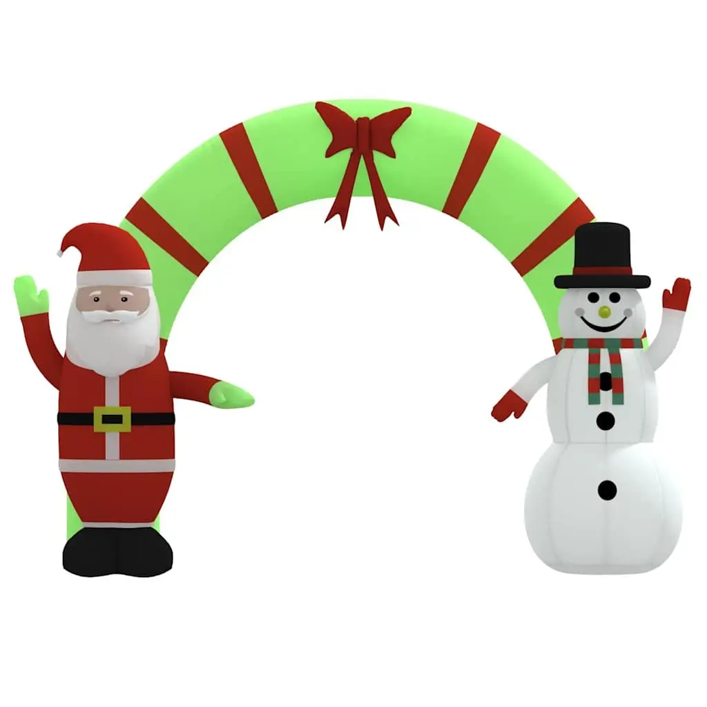 Christmas Inflatable Arch Gate with LED Lights