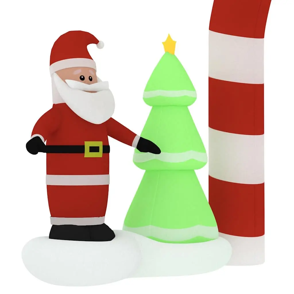Christmas Inflatable Arch Gate Decoration with Santa & Snowman