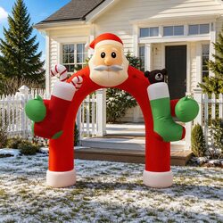 Stunning 320cm Christmas Inflatable Arch with LED Lights