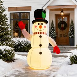 300cm Inflatable Snowman Decoration with LED Lights