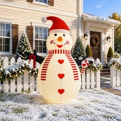 360cm Inflatable Snowman Decoration with LED Lights