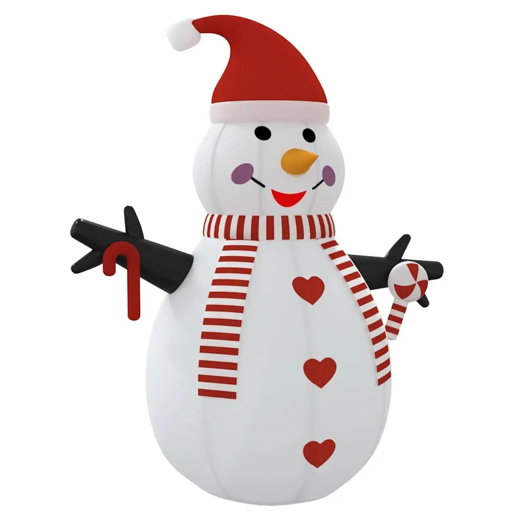 460cm Inflatable Snowman with LED Lights for Outdoor Use