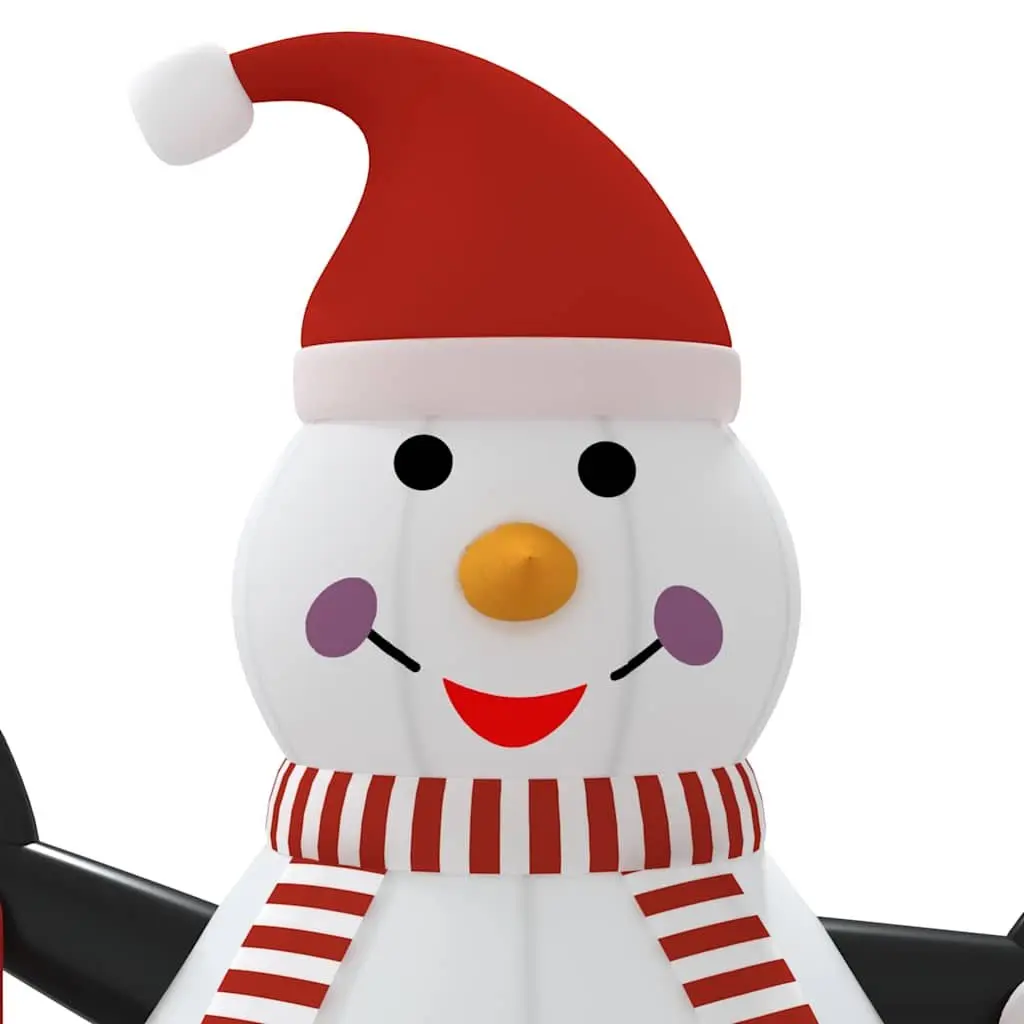 460cm Inflatable Snowman with LED Lights for Outdoor Use