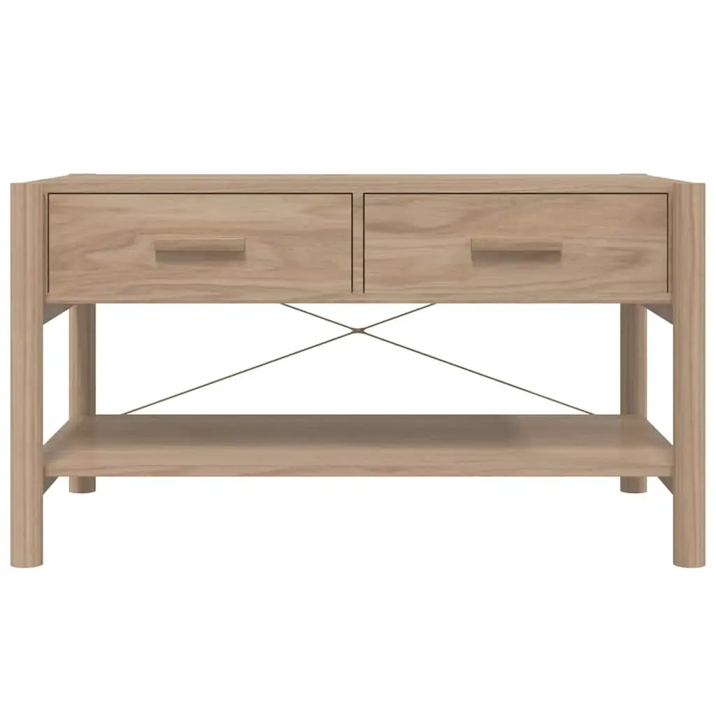Brown Engineered Wood Coffee Table with Storage