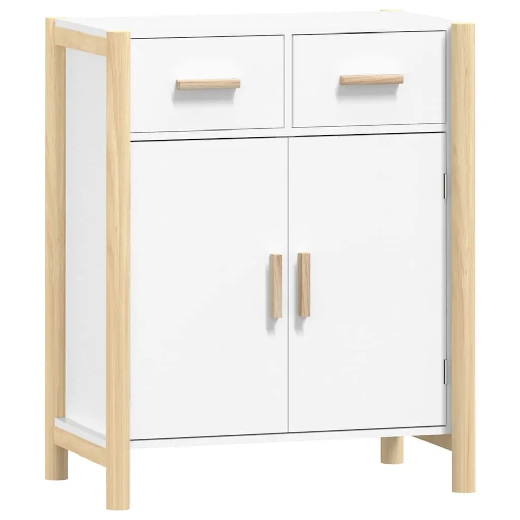 Sideboard Engineered Wood 62x38x75cm White