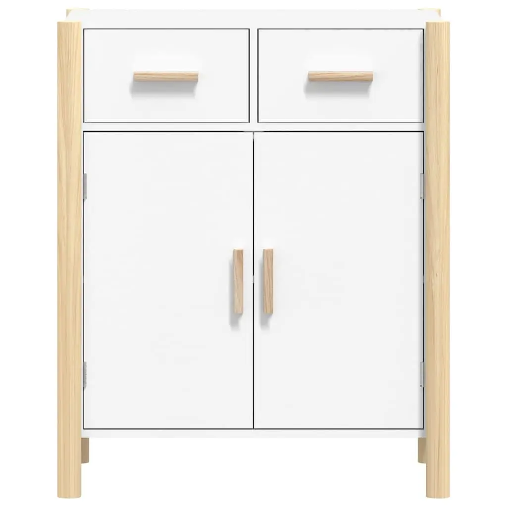 Sideboard Engineered Wood 62x38x75cm White