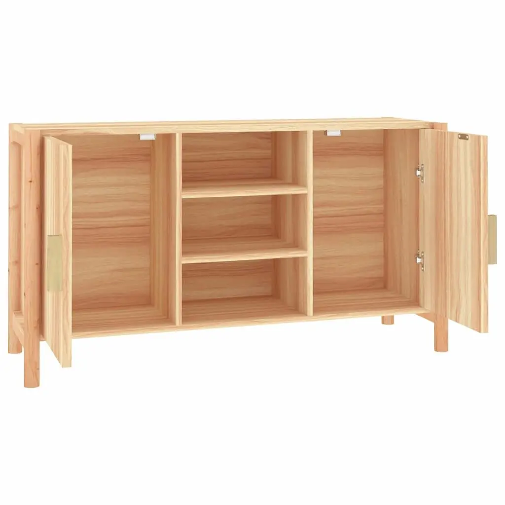 Brown Sideboard Cabinet 107x38x60 cm with Solid Legs