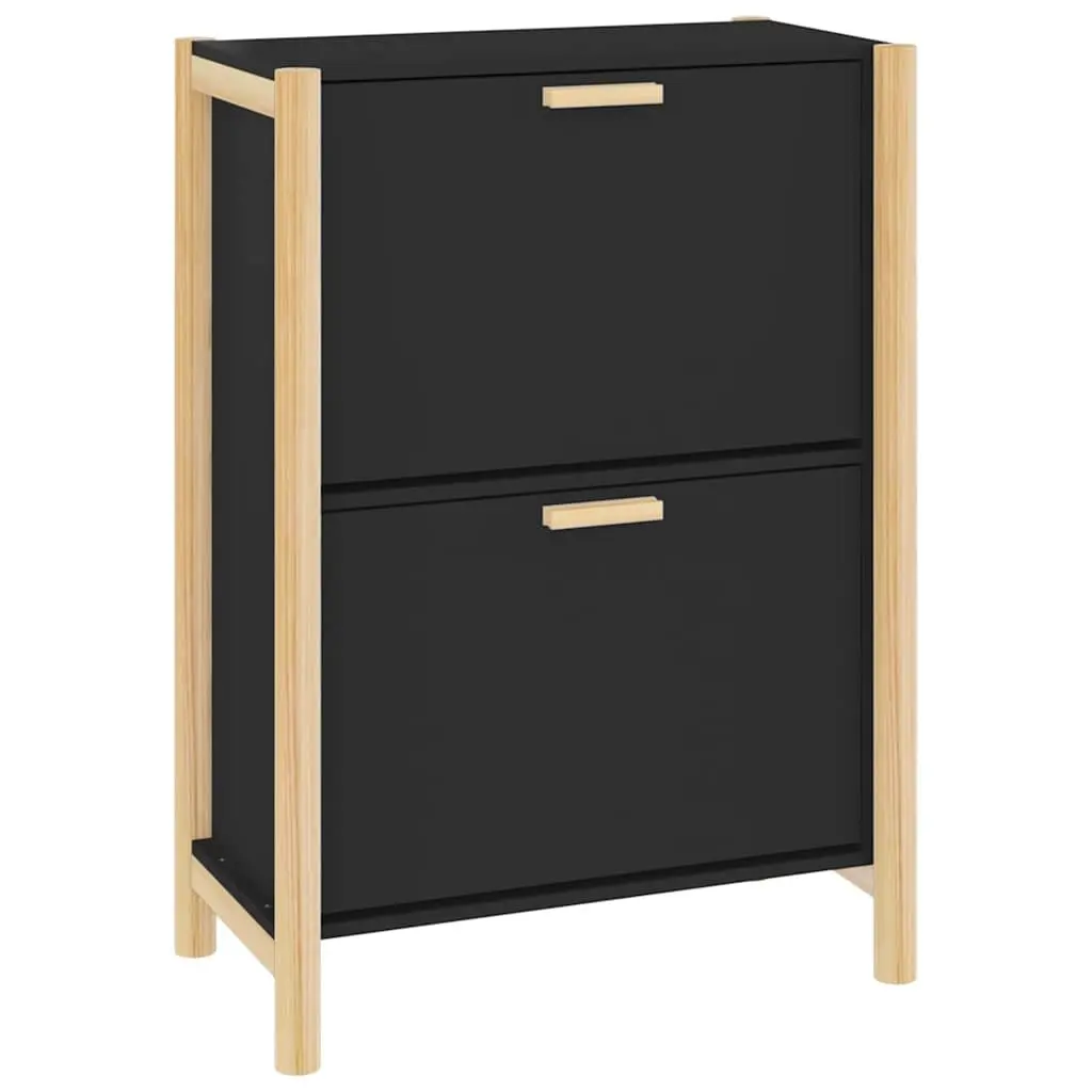 Black Shoe Cabinet for Organized Storage