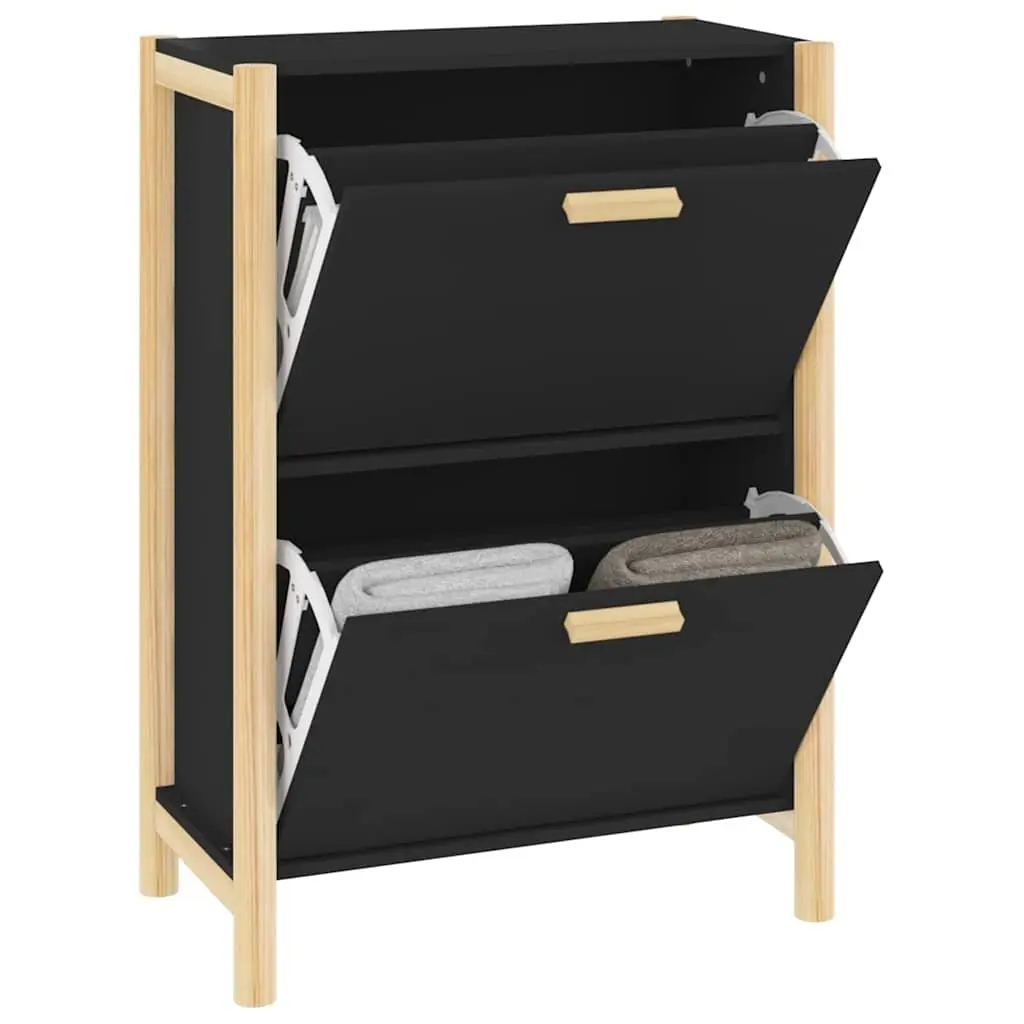Black Shoe Cabinet for Organized Storage