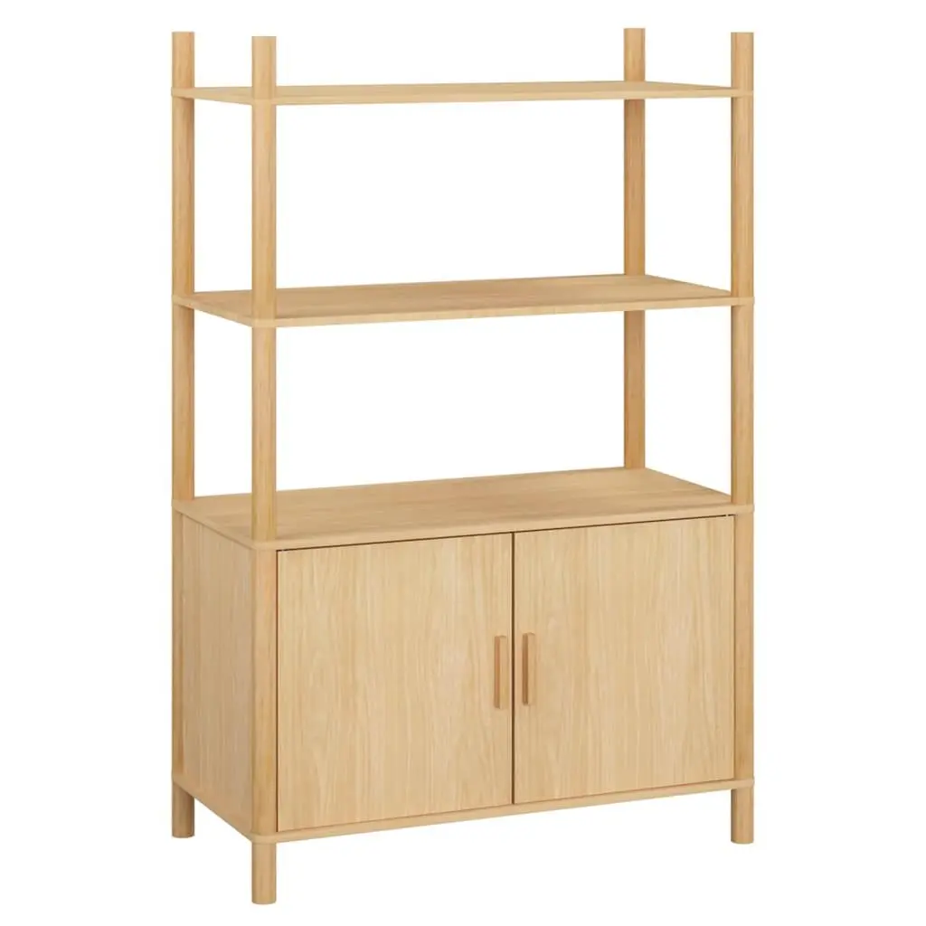 Highboard Sideboard Cabinet with Storage Brown 80x40x121cm