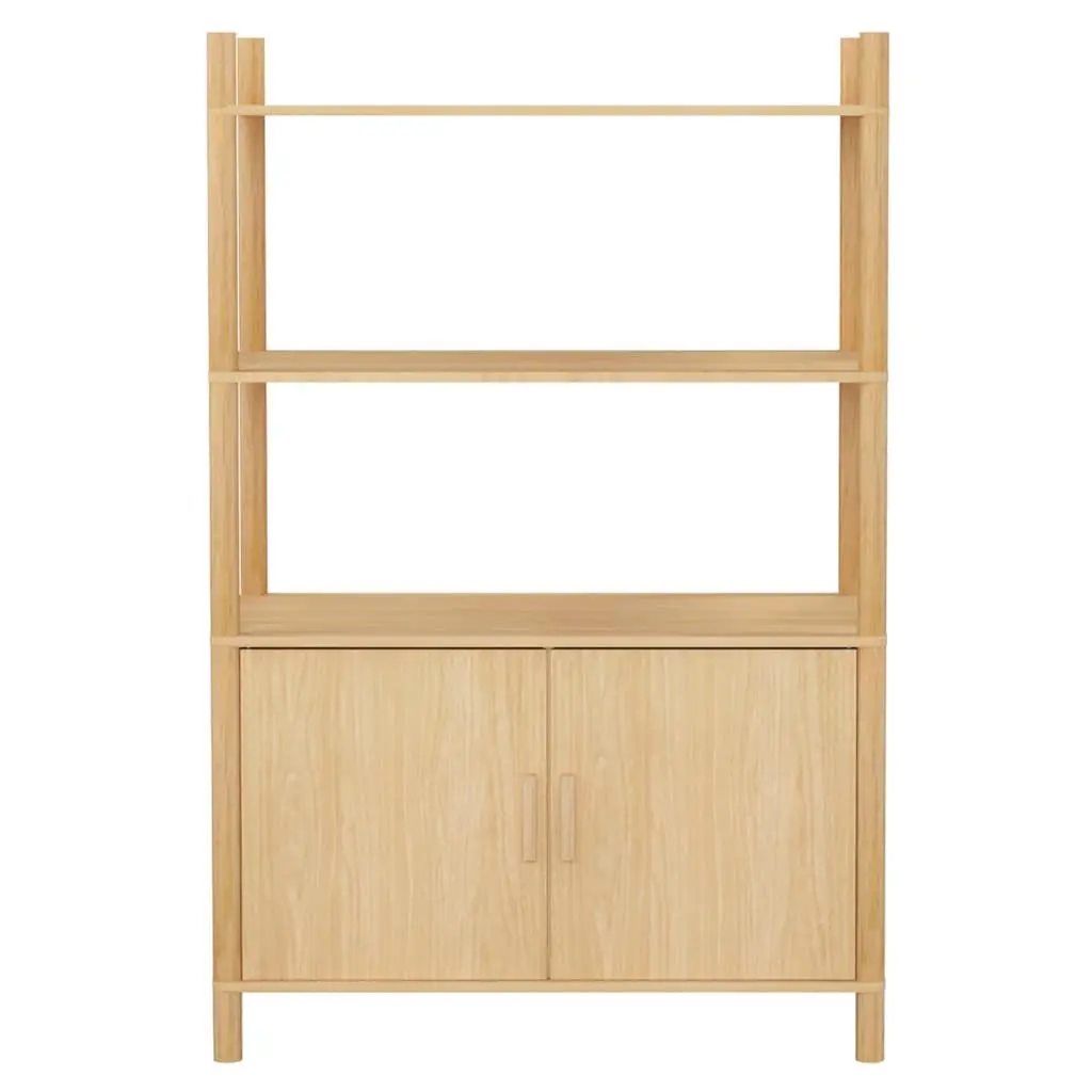 Highboard Sideboard Cabinet with Storage Brown 80x40x121cm