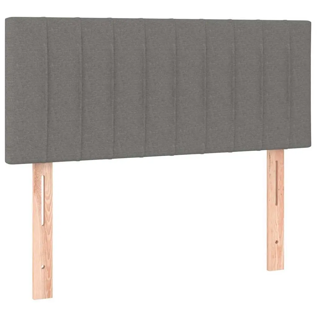 Dark Grey Headboard 100x5x78/88 cm Fabric