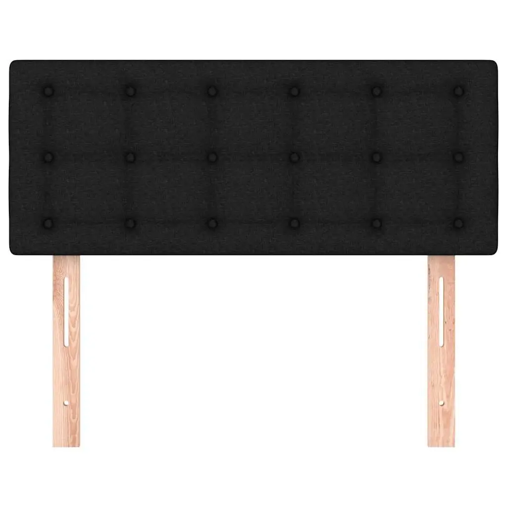 Black Fabric Headboard, 100 cm, Adjustable Height