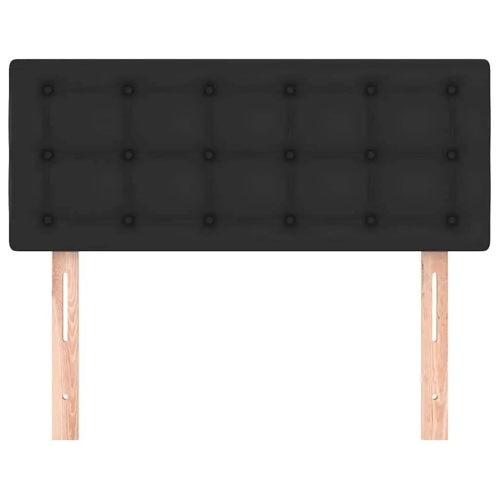 Black Upholstered Headboard for Bed Frame