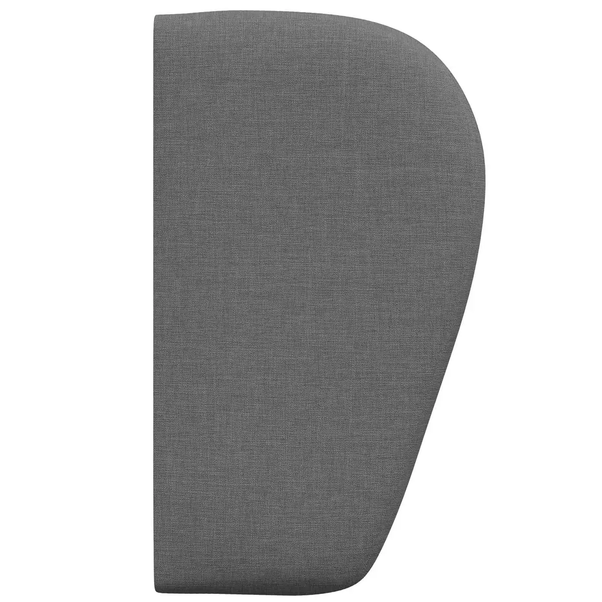 Headboard Fabric Dim Grey 40 x 23 x 6 cm