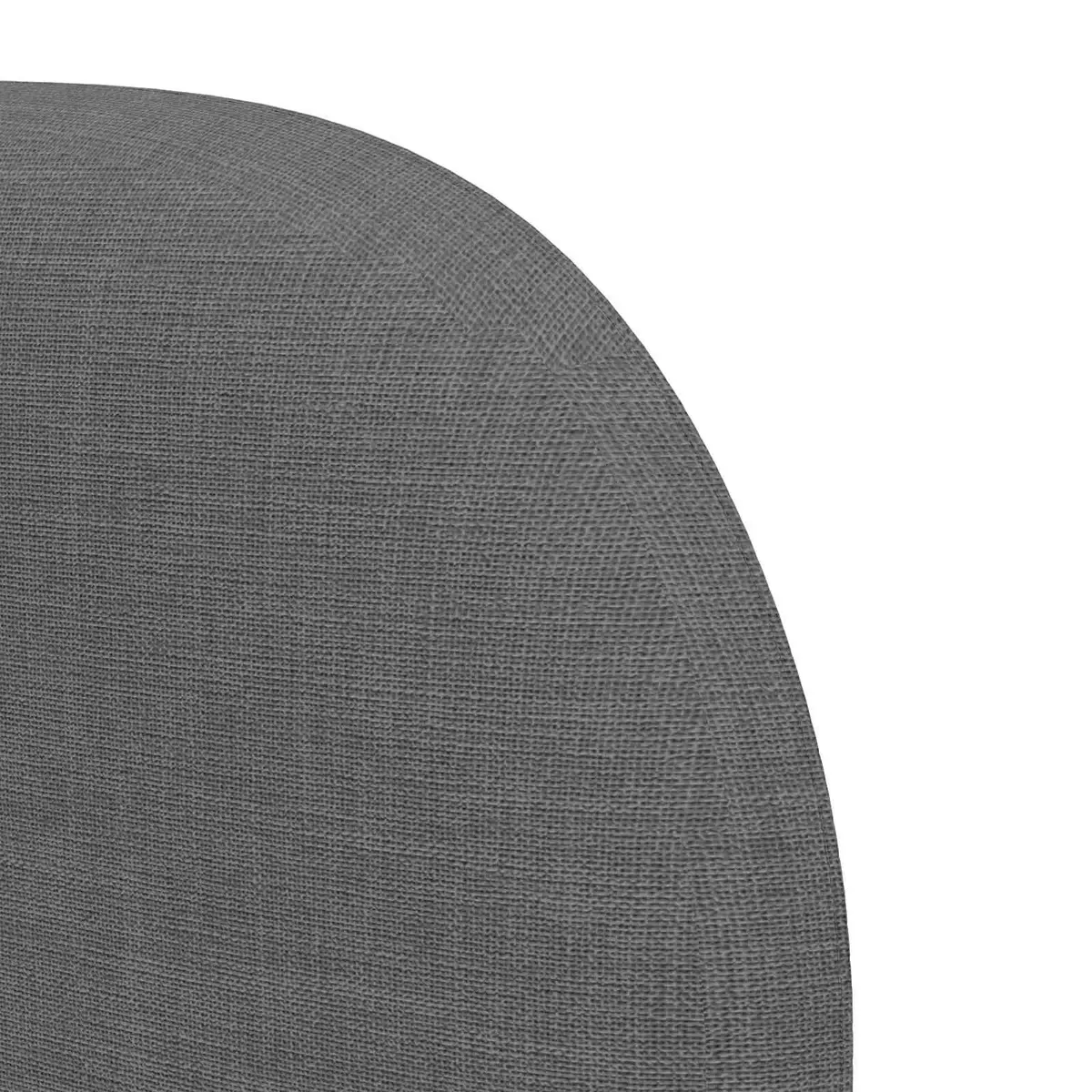 Headboard Fabric Dim Grey 40 x 23 x 6 cm
