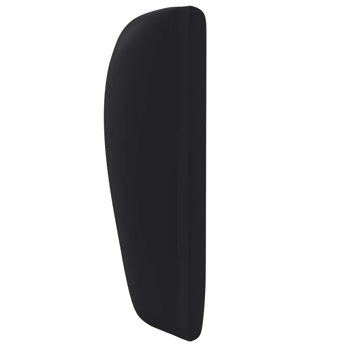 Headboard Ear Wave Design Black Modern Bedroom Furniture PVC Foam Support