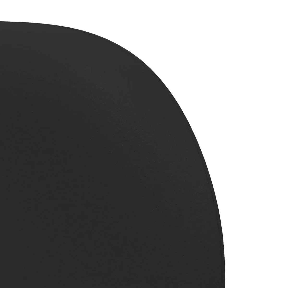 Headboard Ear Wave Design Black Modern Bedroom Furniture PVC Foam Support